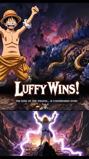 Luffy Gear 5 Wins! 🔥 Final Battle Against Kaido | Epic Anime Ending #onepieceodyssey #onepiece #one