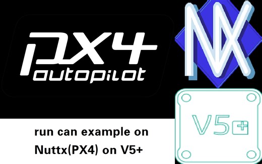 Nuttx CAN example ON PX4(CUAV V5+)