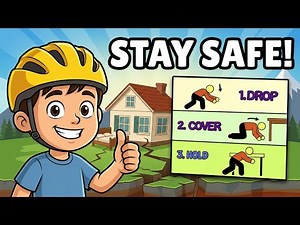 Earthquake Safety for Kids 🌍 Learn How to Stay Safe | Natural Disaster Series EP 8