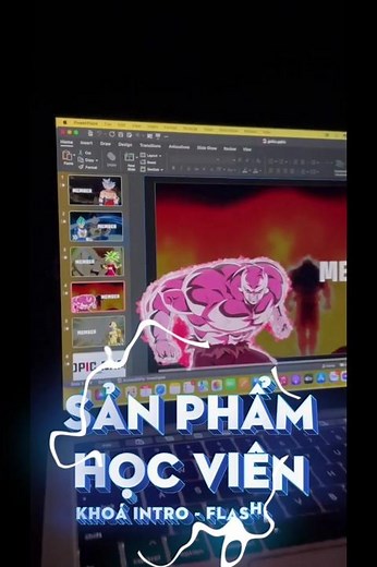 Một buổi học intro và kết quả 🤣❤️ #powerpoint #flashslide #hoccungtiktok #learnontiktok #powerpointtutorial #xuhuong #fyp #intro #ppt #goku #dragonball