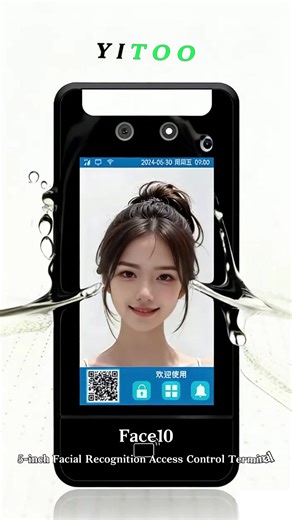 Face 10,5-inch facial recognition access control device #attendance #securitycamerasystem #access #accesscontrol #doorlock #factory