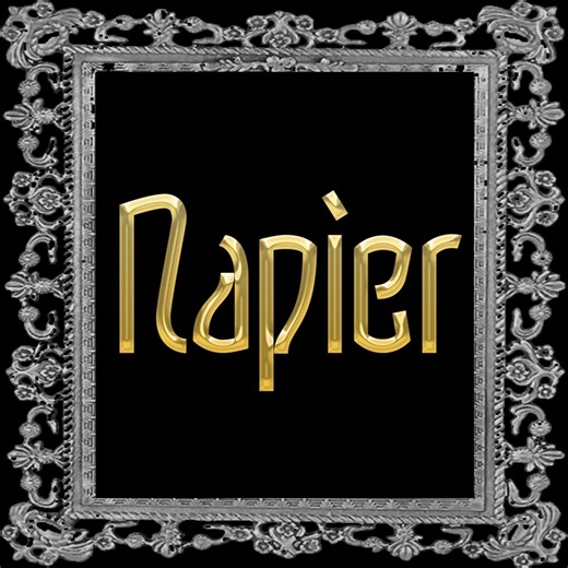 Napier - a classy Art Deco font