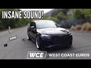 WCE Valved Catback Exhaust B9.5 Audi SQ5 | CRAZY SOUND!