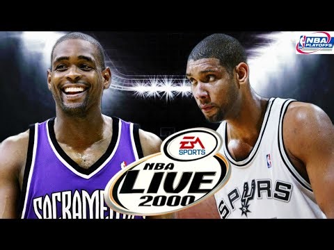 NBA Live 2000 (PS1) Western Conference Quarterfinals Playoffs GM 1 Long Play Simulation