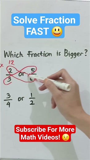 Math Tips and Tricks | Solve Fraction Quickly| Never Taught in School #short #mathstricks #fraction