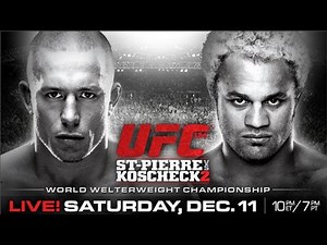 Georges St Pierre vs Josh Koscheck Full Fight UFC 124