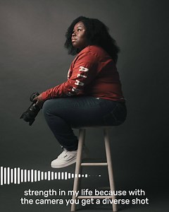 Zenia's symbol of strength is her camera because there are not enough...