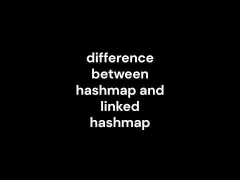 difference between hashmap and linked hashmap