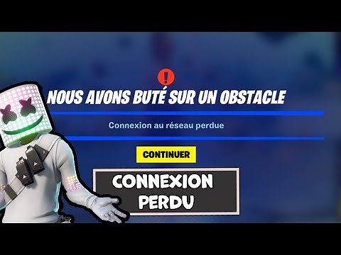 Fortnite - Comment résoudre le message d'erreur Connexion au réseau perdue