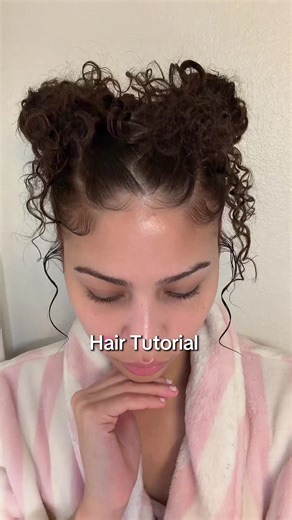 Highly requested hair tutorial 🤭 Use gel or any styler of choice! I didn’t bc I have nowhere to be #curlyhairstyles #curlyhairinspo #viralhairstyle #curlyhairtutorial #TikTokCreatorSearchInsightsIncentive