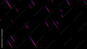 Falling particle lines effects animation black screen overlay 4k