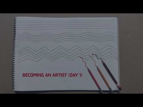 Improve Hand Control with Line Practice | Becoming an Artist (Day 1)
