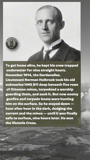 He Stayed Underwater For Nine Hours To Survive #short #history #ww2 #ww2history