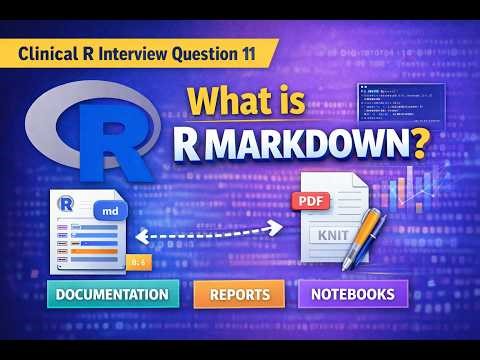 Q11 What is R Markdown??