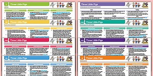 EYFS Three Little Pigs Activity Planning and Continuous Provision Ideas (Reception)