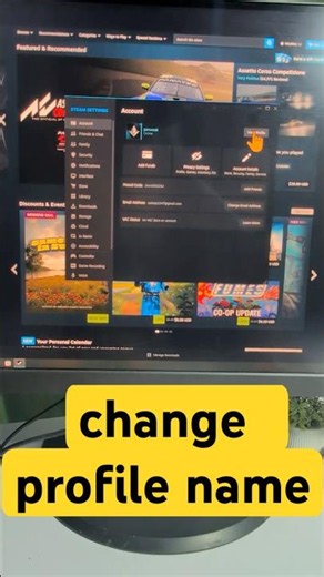Steam change profile name #Steam #SteamProfile #ChangeName #SteamTutorial #PCGaming #Gaming #HowTo