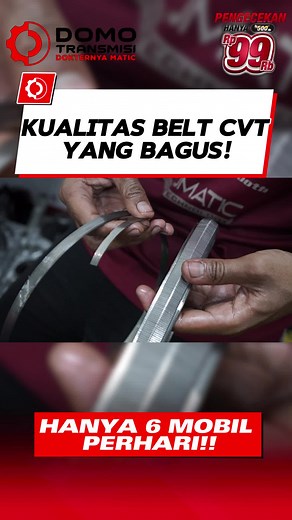 Kualiat belt CVT yang bagus itu seperti apa sih? dan kami domo transmisi akan memberikan kualitas belt yang sangat baik! jadi yuk bawa mobil kalian, kalau sudah ada kendala pada transmisi nya! GARANSI : 6 Bulan / 20Rb Km !UNTUK RESERVASI BISA DM KITA! 📍 KELAPA GADING : @domotransmisi 📍 SURABAYA : @domotransmisi_sby 📍 BINTARO : @domotransmisibintaro 📍 BANDUNG : @domotransmisibandung #MobilNgemposKelapaGading #TransmisiMaticJakarta #SpesialisMobilMatic #BengkelServiceMatic #OverhaulMaticGading