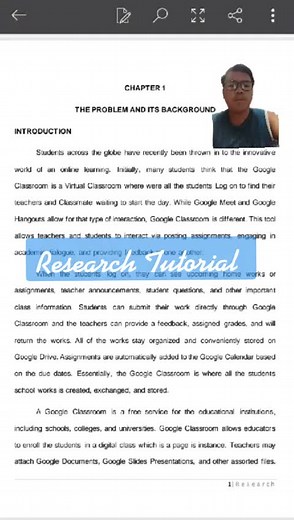 Research Tutorial