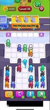 Bus Jam Level 35 Walkthrough Tutorial #busjam #busjamgame #busjamlevel