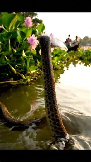 snake catch fish #shortvideo #fishing #nature