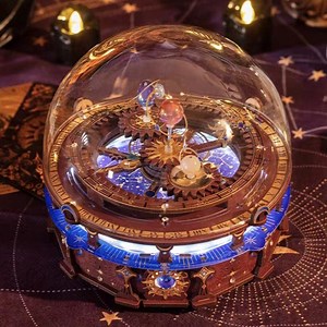 3D Star Orbit Puzzle Music Box, Rotating Planets & Constellation, DIY Craft Gift for Adults Teens - Etsy