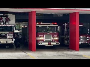 Miami Fire Dept Engine 1 (Reserve) Responding with Lights and Sirens