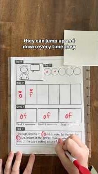How to teach high-frequency words (sight words). Link to the resource in description.