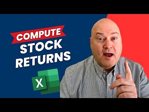 How to Find Stock Returns in Excel Fast!