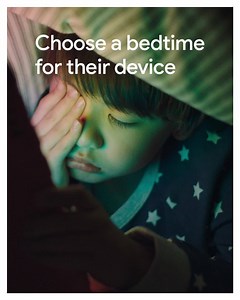 Because that game they love could keep them up past bedtime. Our Family Link app helps you choose one for your kid’s device. | Google