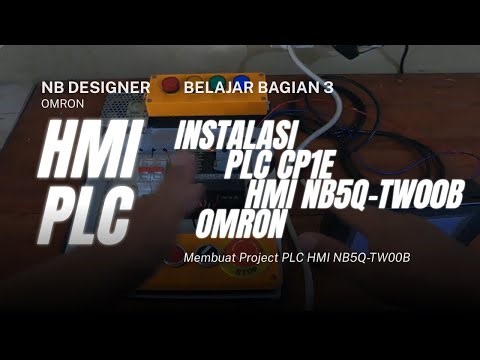 Belajar NB Designer Part 3: Instalasi Fisik PLC & HMI Omron (Panduan Wiring)