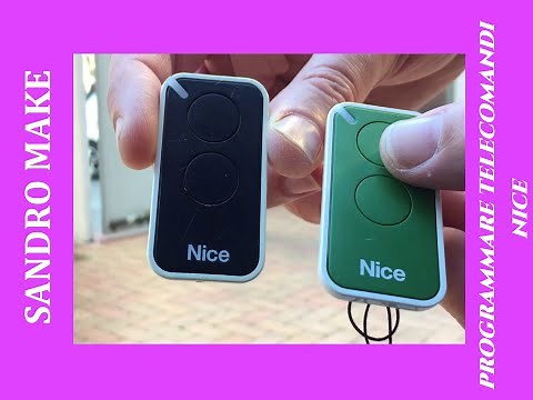Come programmare il telecomando Nice
