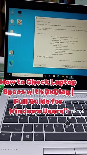 "How to Check Laptop Specs with DxDiag | Full Guide for Windows Users"...