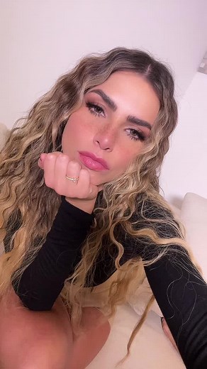 Stylish Indoor Portrait with Long Blonde Hair