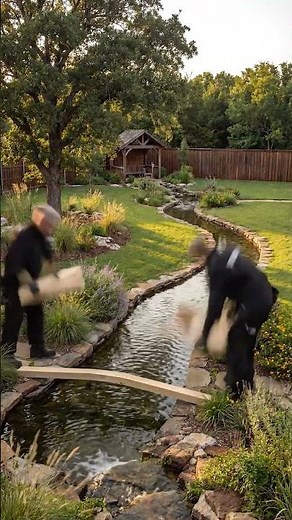 How a Simple Yard Becomes a Stunning Natural Stream Garden