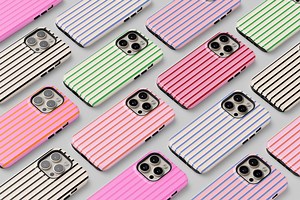 Custom Color Striped Phone Case: Retro Minimalist Aesthetic Lines for iPhone 17 16 15 14 Pro Max Magsafe Pixel 10 9 8 7 Samsung S24 S23 S22 - Etsy