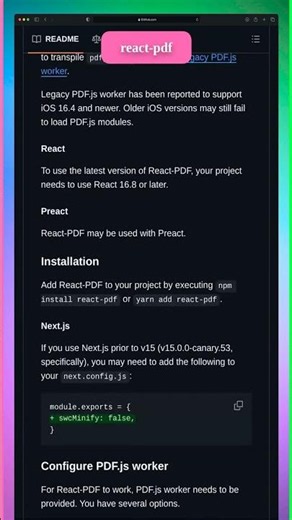 react-pdf - GitHub Trending Today