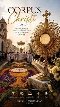 4 de junho de 2026 - Dia de Corpus Christi!