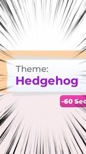 Let's draw a Hedgehog Theme! in ROBLOX Speed Draw | Art Speed Draw