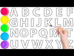 ABC for Kids // Learn to Draw and Paint Alphabet A to Z for Kids // Ks Art