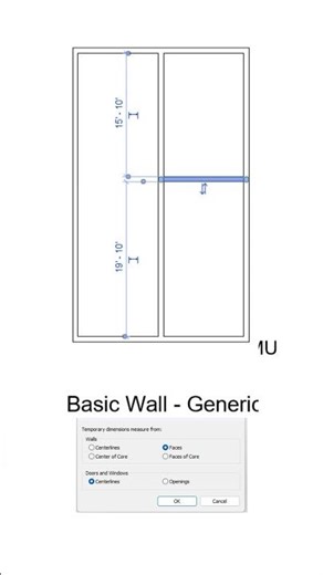 Revit Temporary Dimensions: Centerline vs Faces Explained