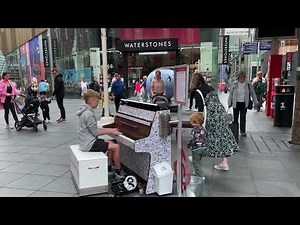 Africa - Toto - Public Piano Cover by Harrison