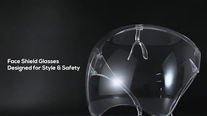 Watch Safety Face Shields Glasses Anti Fog Industrial Goggles Reusable Protective Eyewear over Glasses on Amazon Live