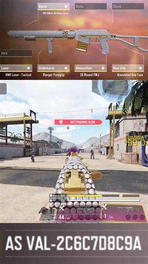 Best As-Val Season 1 CODM #cod #codm #loadout #gunsmith