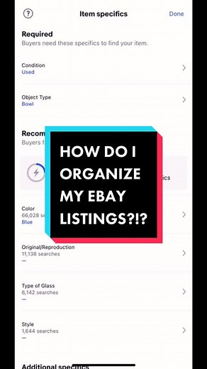 Efficient eBay Listing Organization Tips