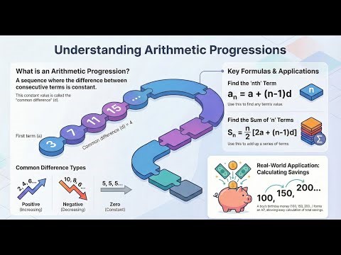 AP - Arithmetic Progression : Zero to Hero in 33 min #education #arithmeticprogression #mathematics