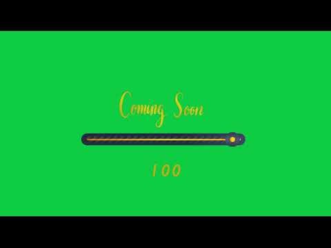 Bar Counter 0 to 100 Green Screen Chroma Key Animation
