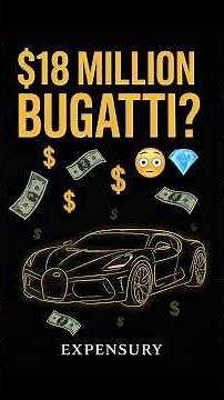 "The $18 Million Bugatti That Redefines Luxury 😳💎 | La Voiture Noire | Expensury”