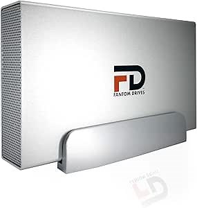Amazon.com: Fantom Drives 18TB External Hard Drive HDD, GFORCE 3 Pro 7200RPM, USB 3.0, Aluminum, Fanless, On/Off Switch, Silver, GF3S18000UP : Electronics