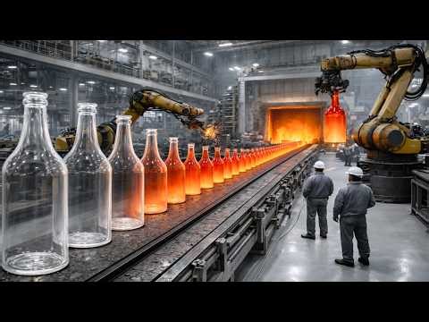 Glass Bottle Manufacturing Process – From Sand to Bottle (Full Factory Process)