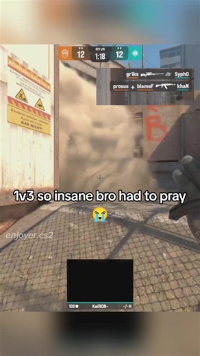 CS2 1v3 Clutch: Chiron's Holy Play